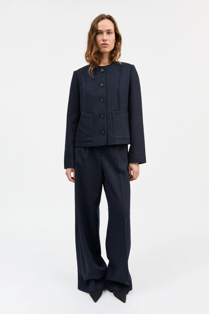 Mona Jacket Navy Black