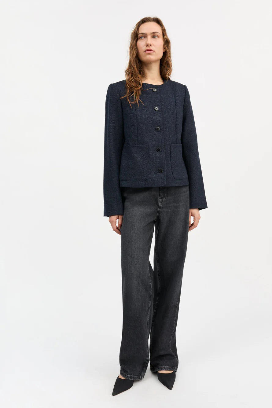 Mona Jacket Navy Black