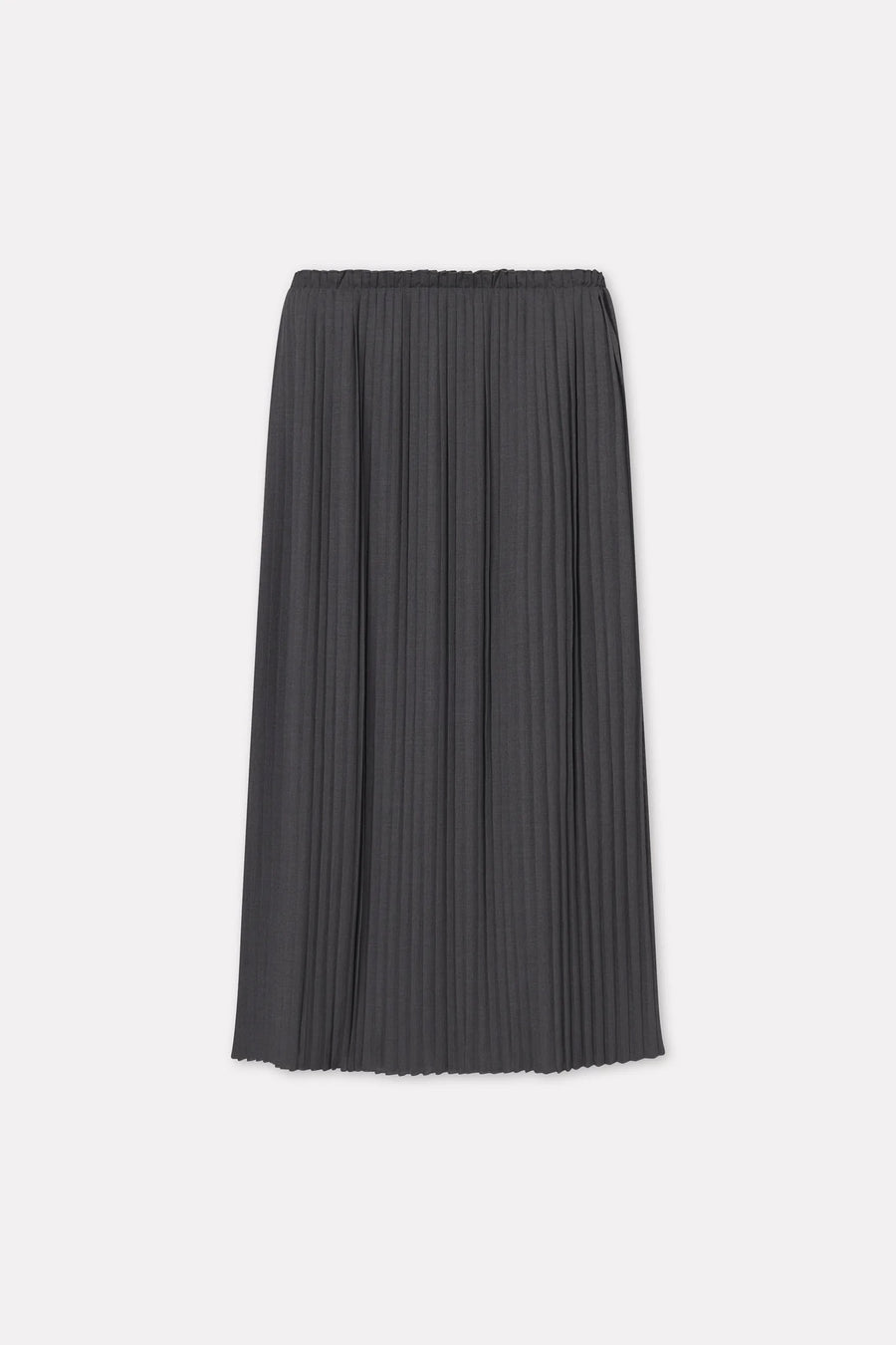 Nadja Atelier Small Plissé Skirt Dark Grey Melange