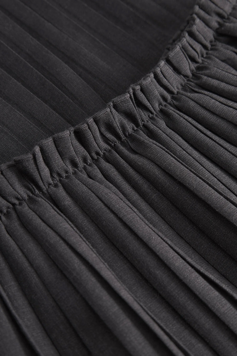 Nadja Atelier Small Plissé Skirt Dark Grey Melange