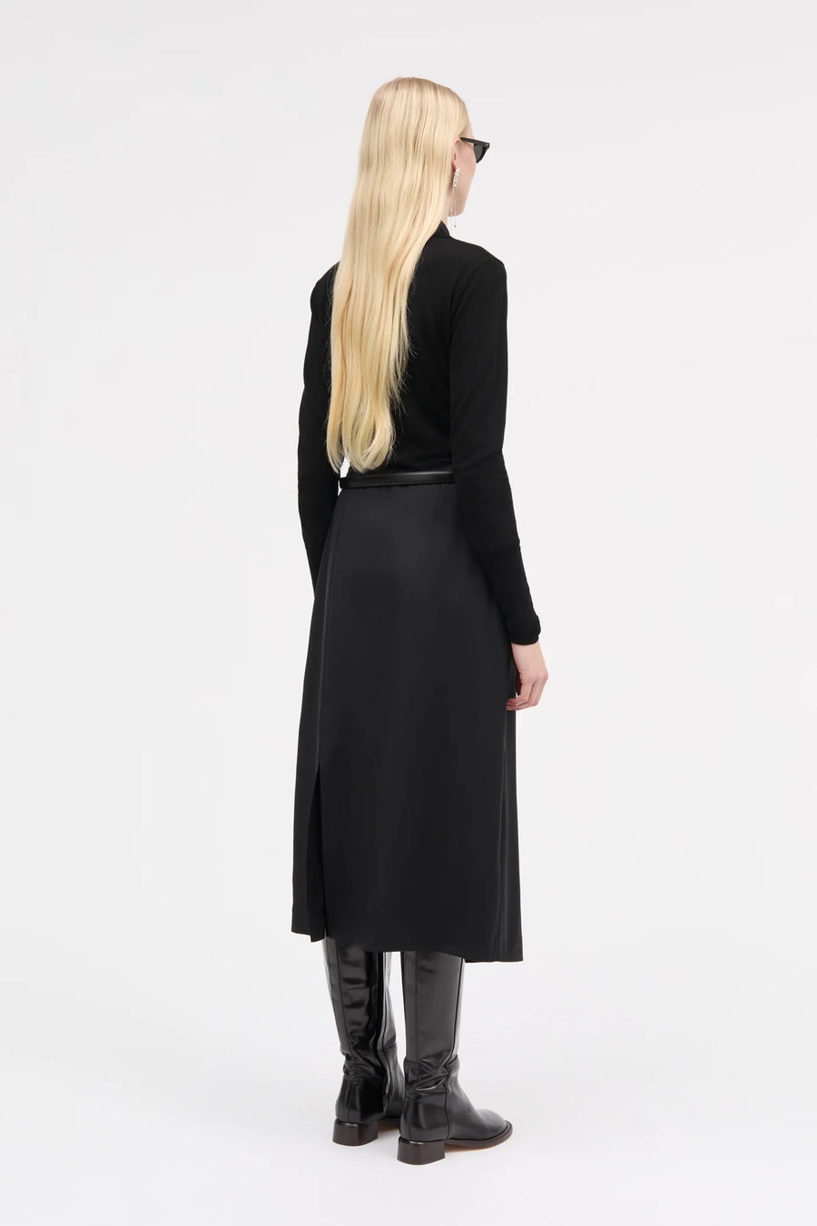 Novy Light Wool Skirt Black