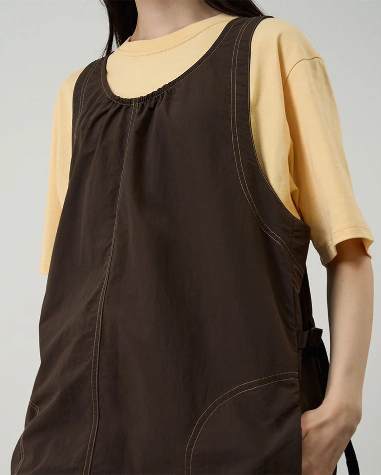Nylon Dress - Chocolate