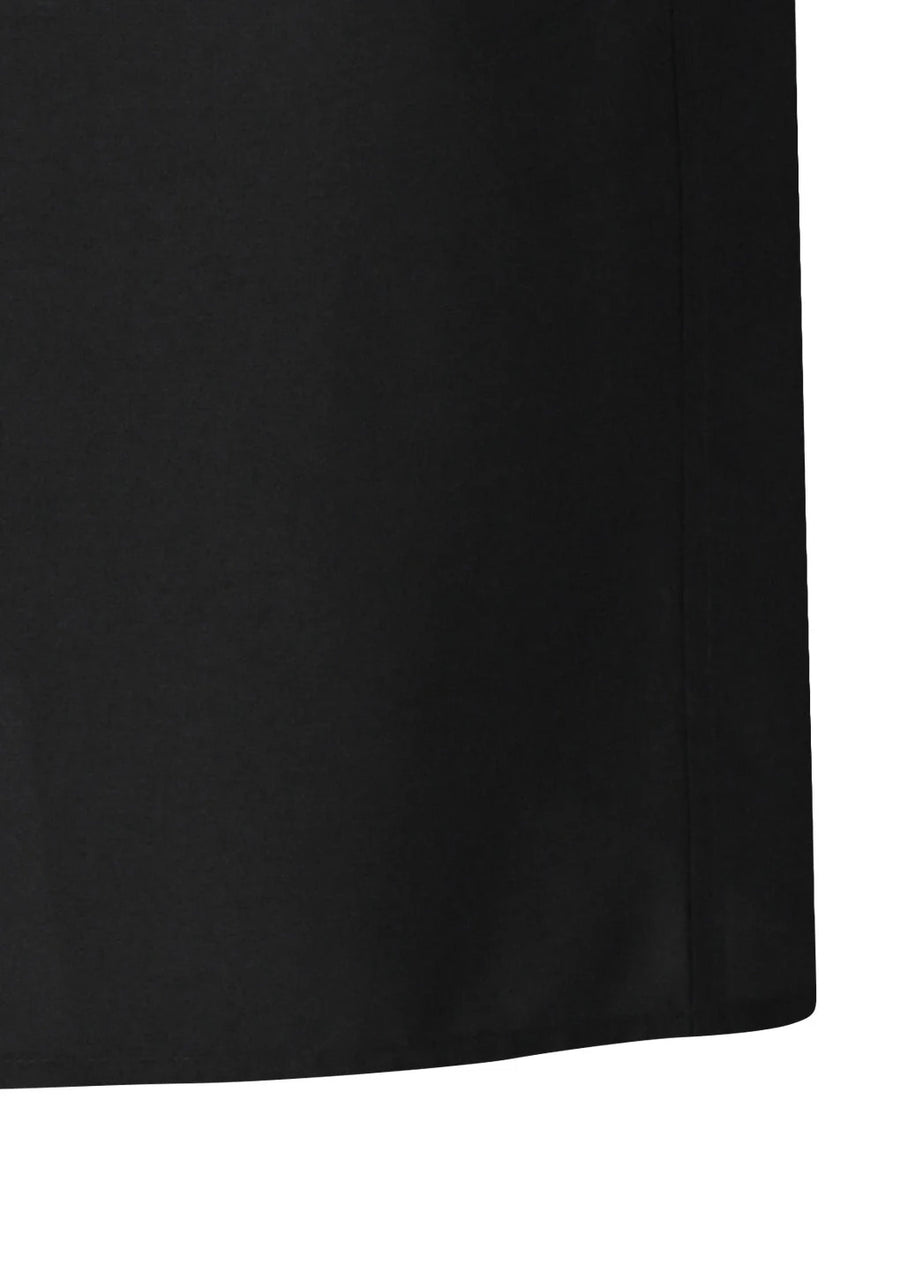 Organza Layered Skirt Black
