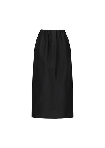 Organza Layered Skirt Black