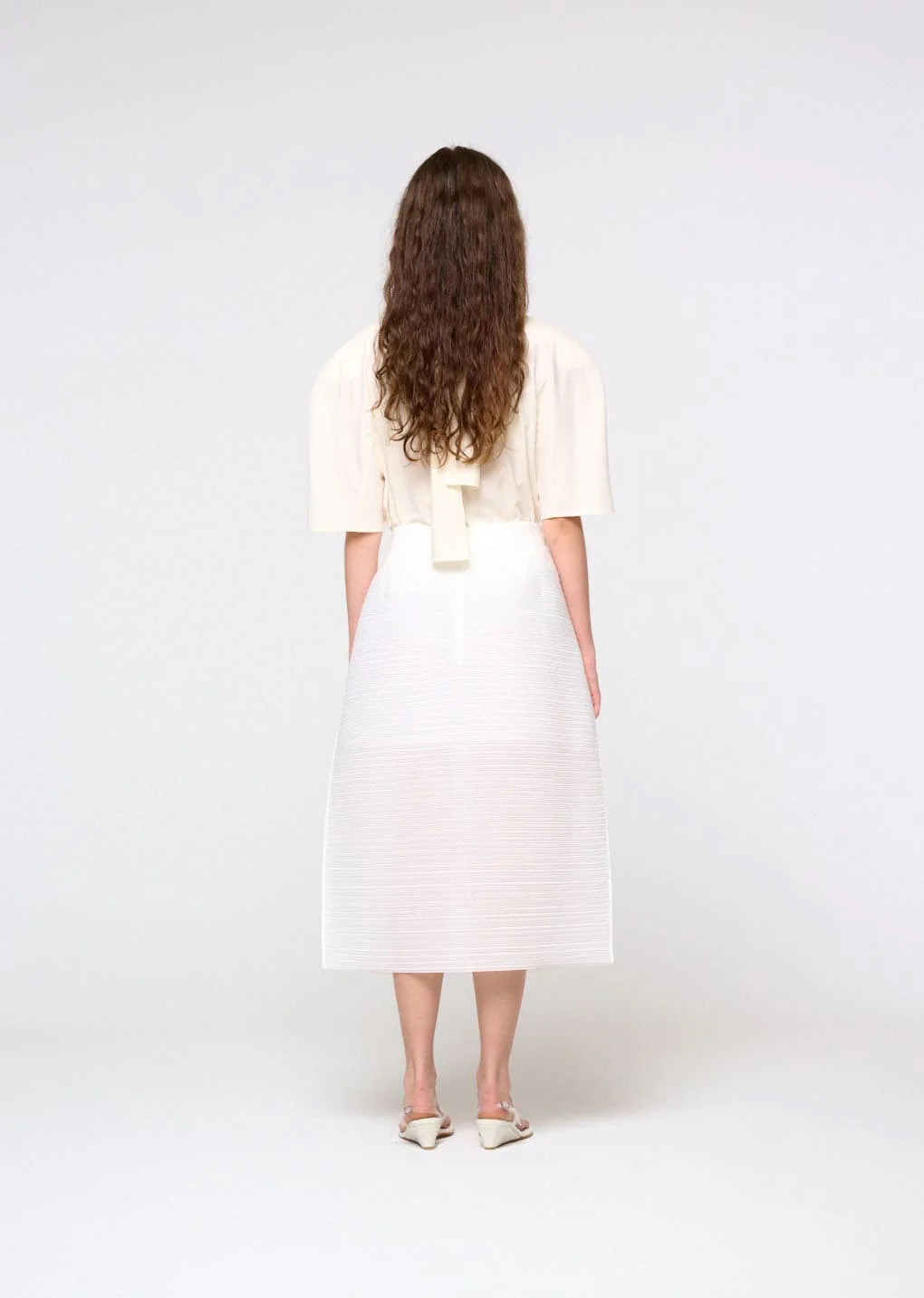 Padded Jersey Top - Ivory