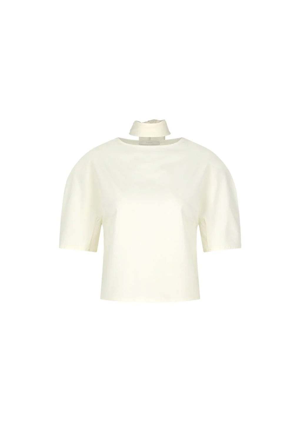 Padded Jersey Top - Ivory