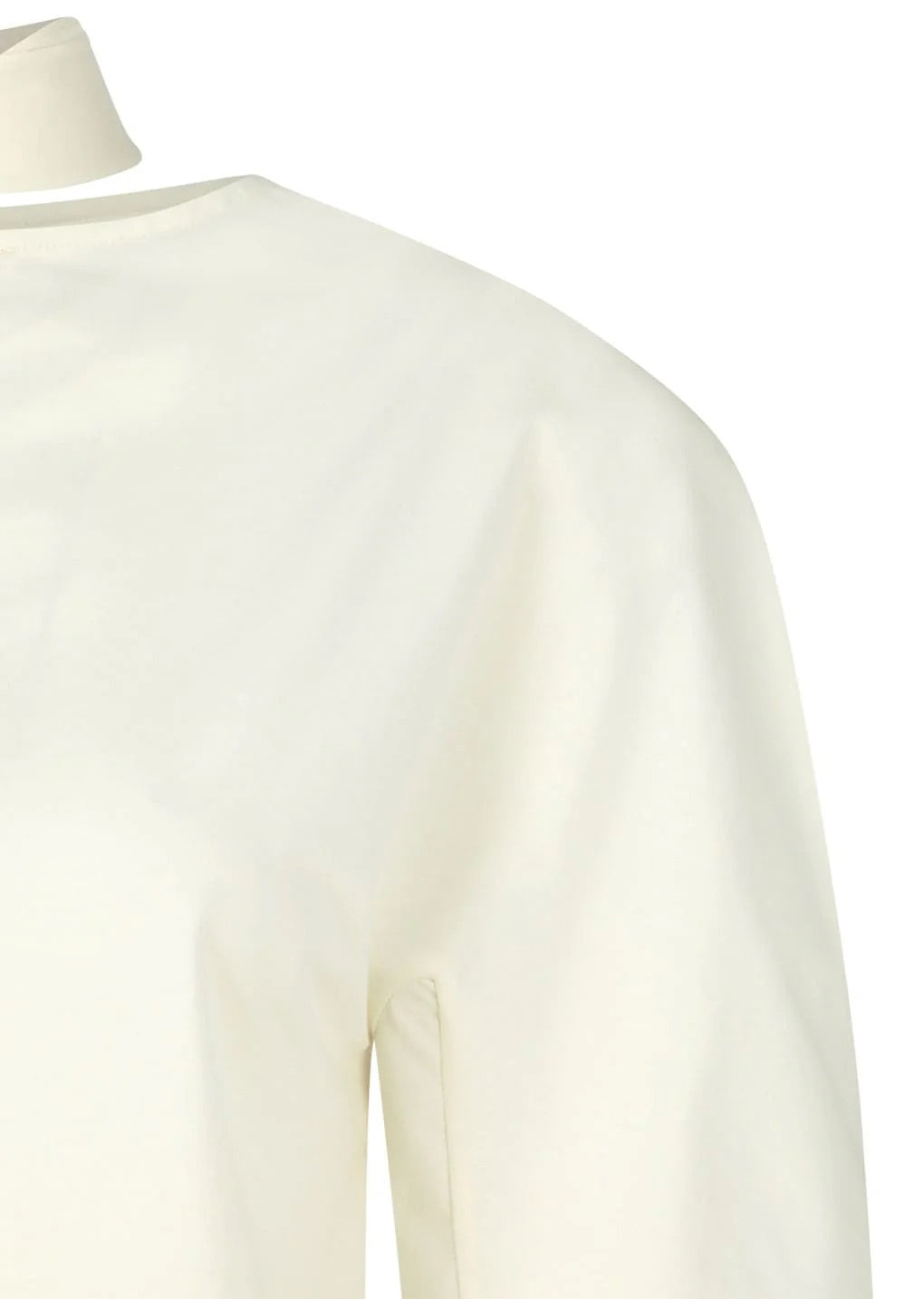 Padded Jersey Top - Ivory