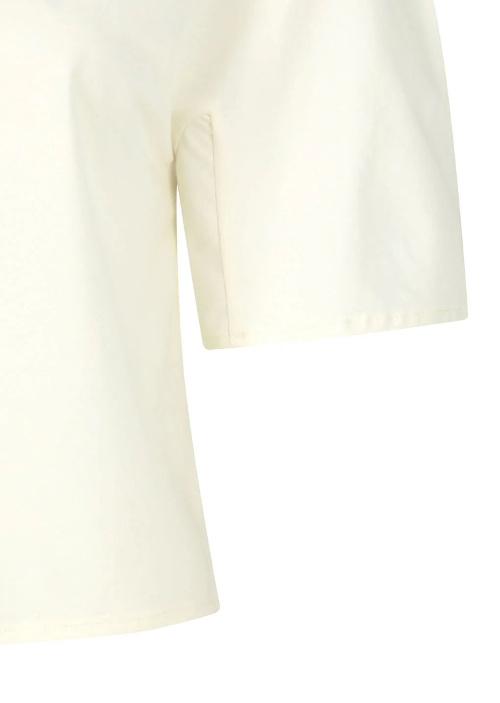 Padded Jersey Top - Ivory