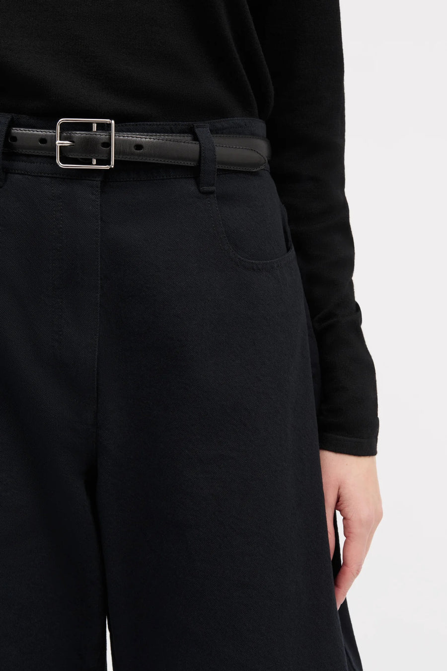 Pella Cotton Twill Pant Black