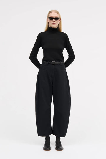 Pella Cotton Twill Pant Black