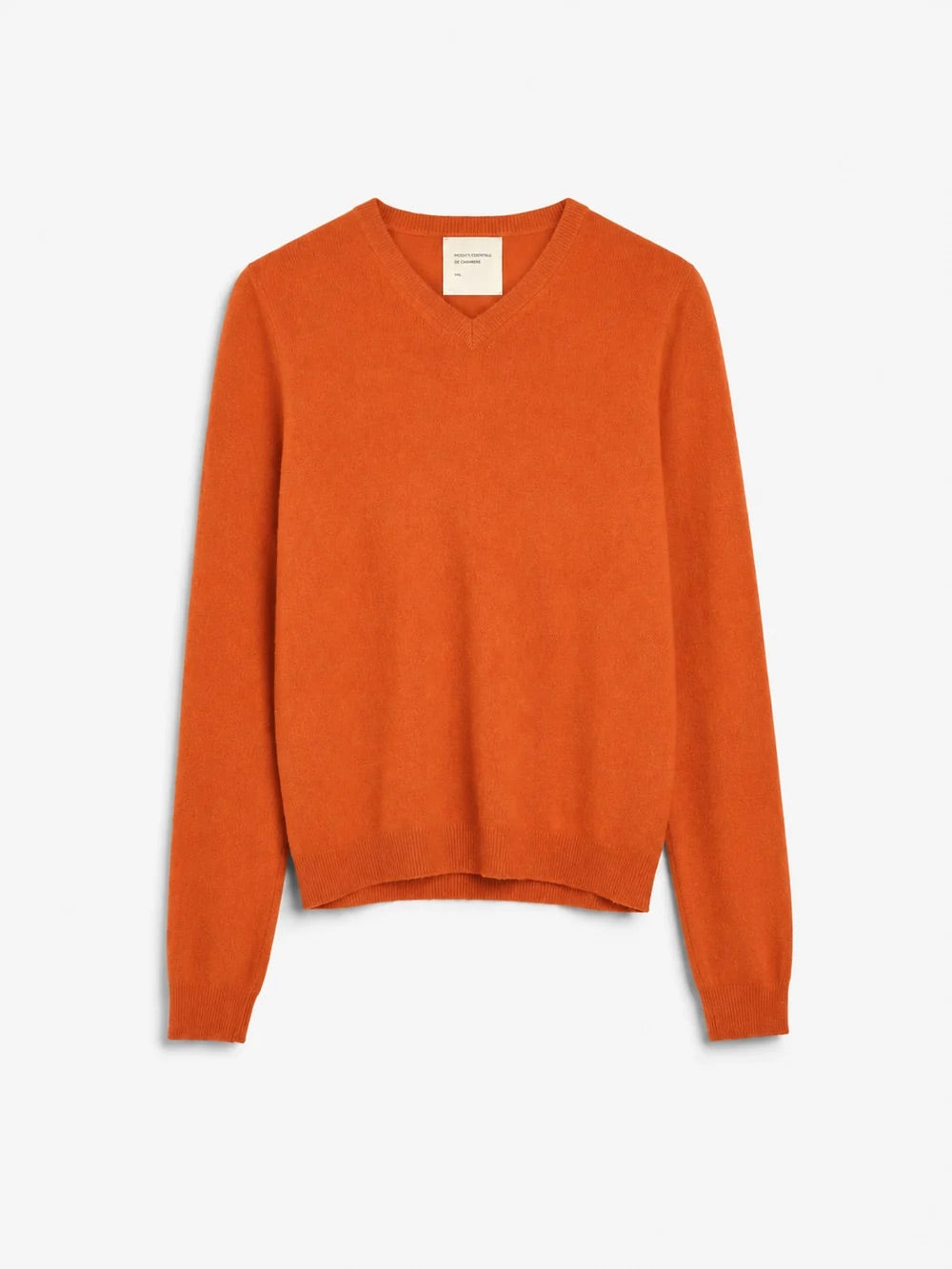 Women´s Fitted 90´s V-Neck - Dark Orange