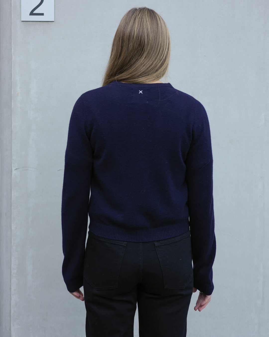 Women's O-Cardigan - Navy Blue