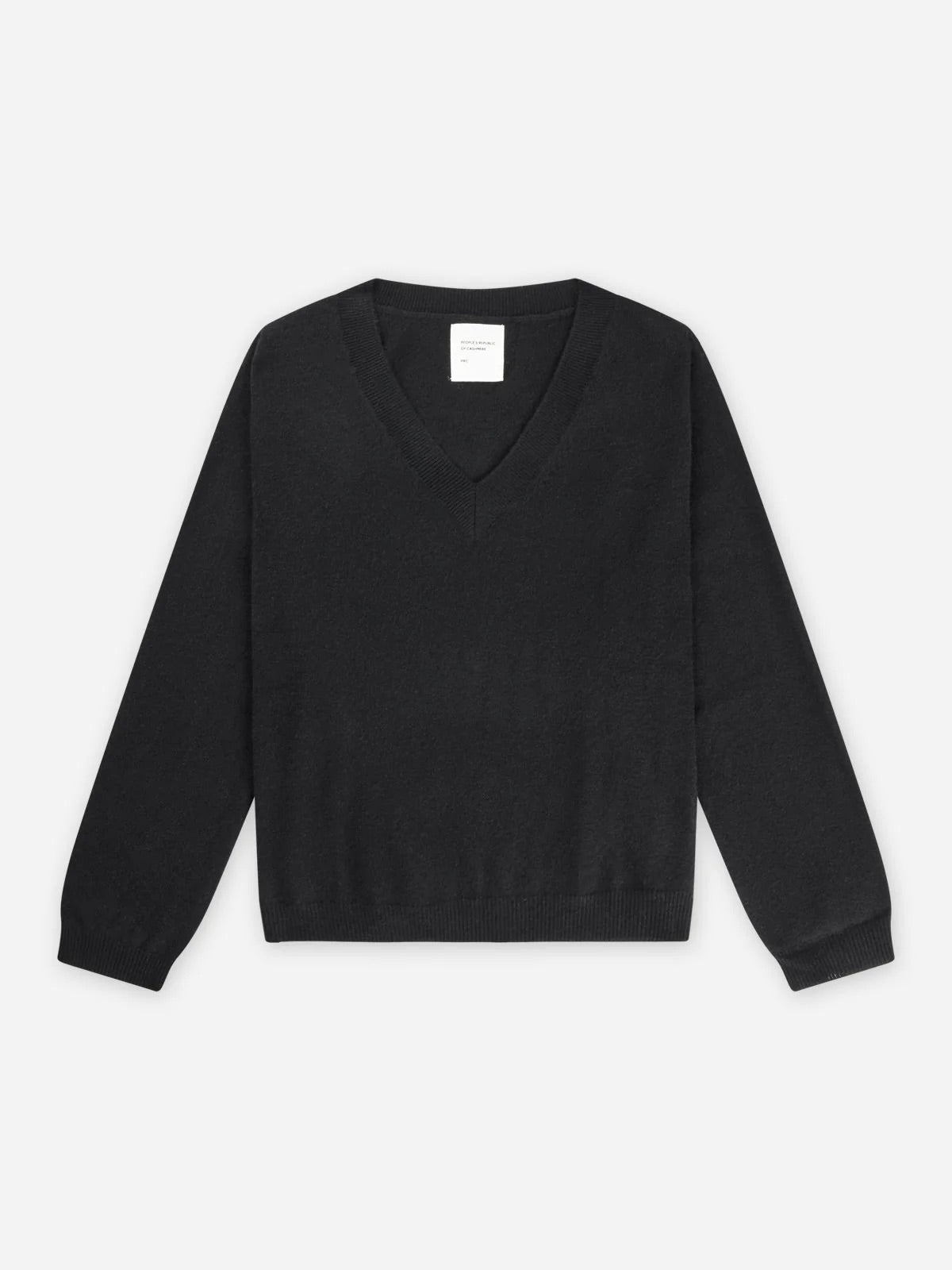 Women's Oversized V-Neck - Black