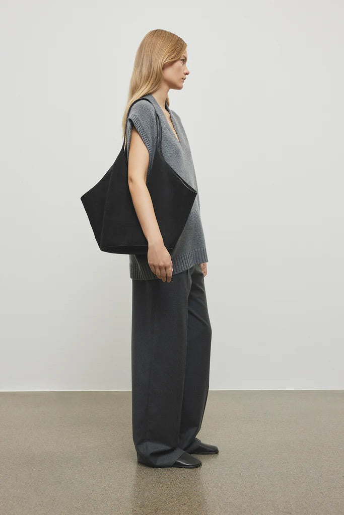 Phantom Tote Suede Black