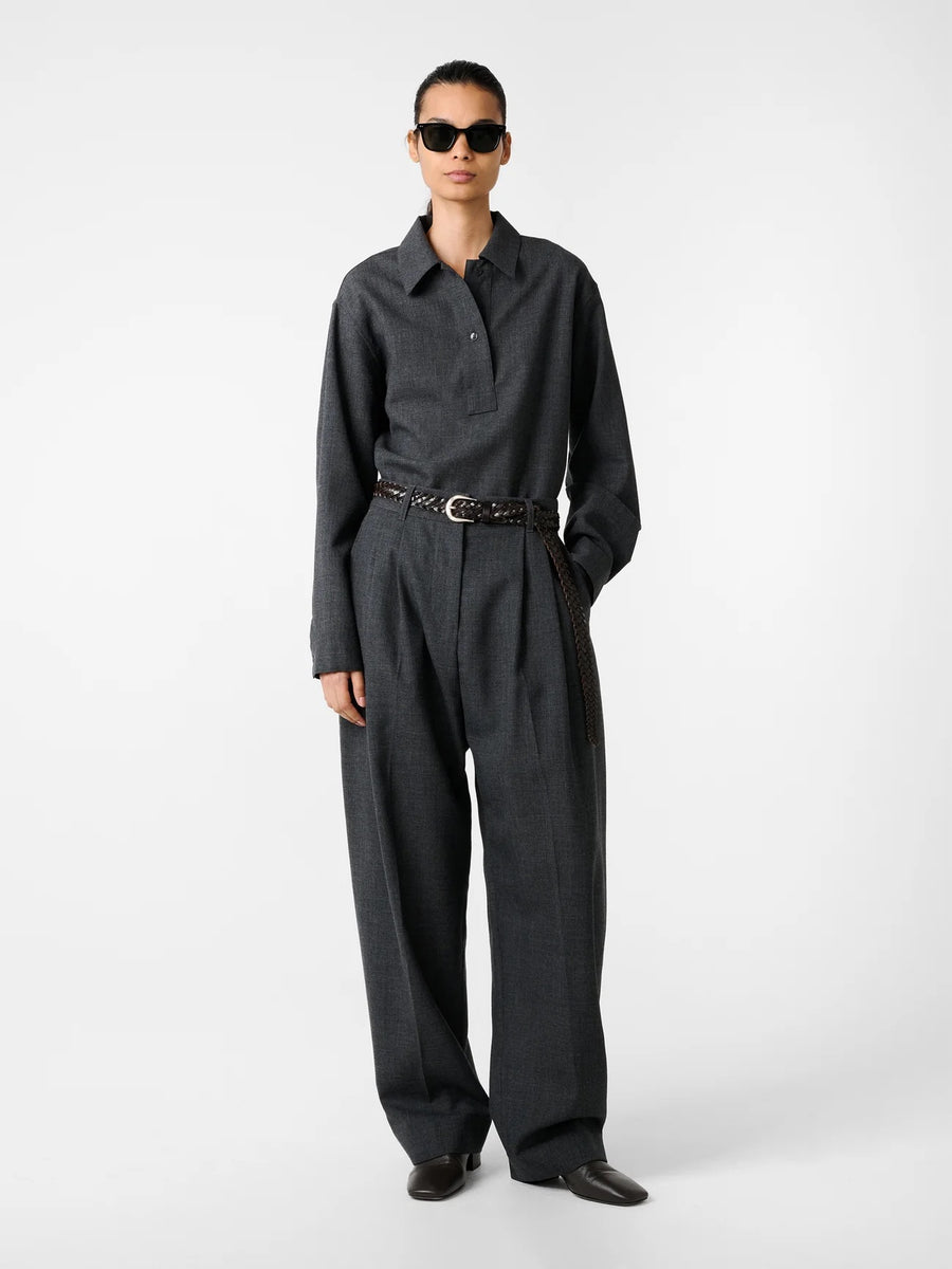 Pinole Shirt Slate Melange
