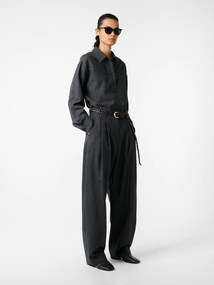 Pinole Shirt Slate Melange