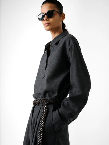 Pinole Shirt Slate Melange