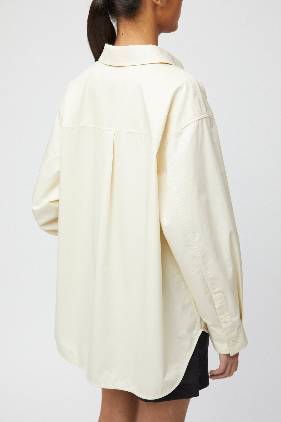 Poplin Workwear Shirt Panna Cotta