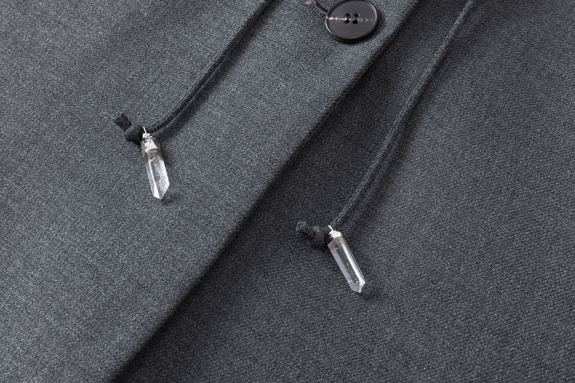 Portia Big Collar Blazer Grey