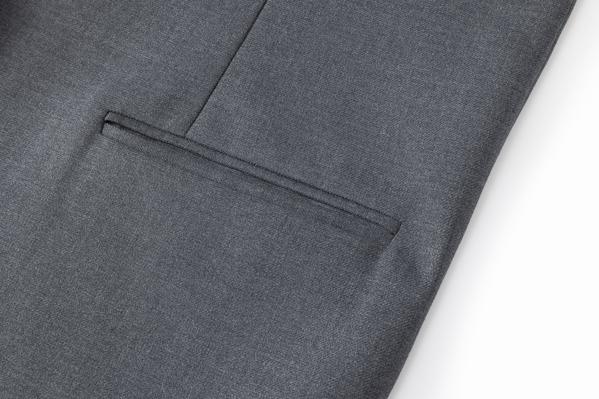 Portia Big Collar Blazer Grey