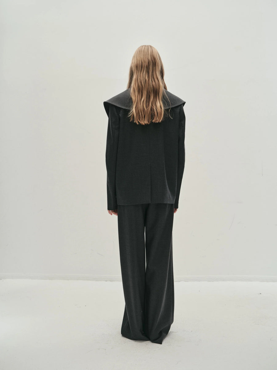 Portia Pleated Trousers Grey
