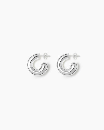 The Rose Earrings Silver