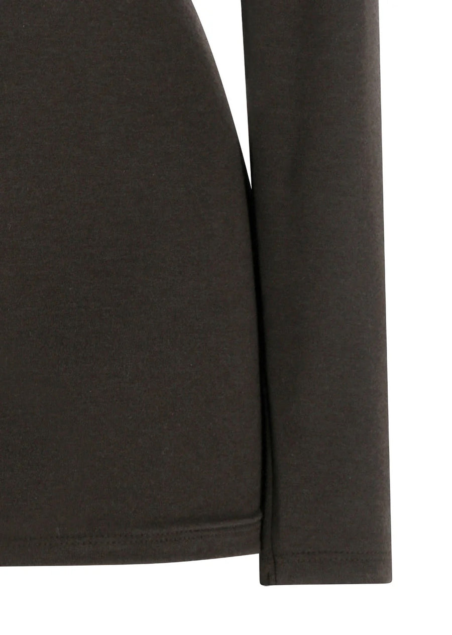 Round T-Shirt Brown