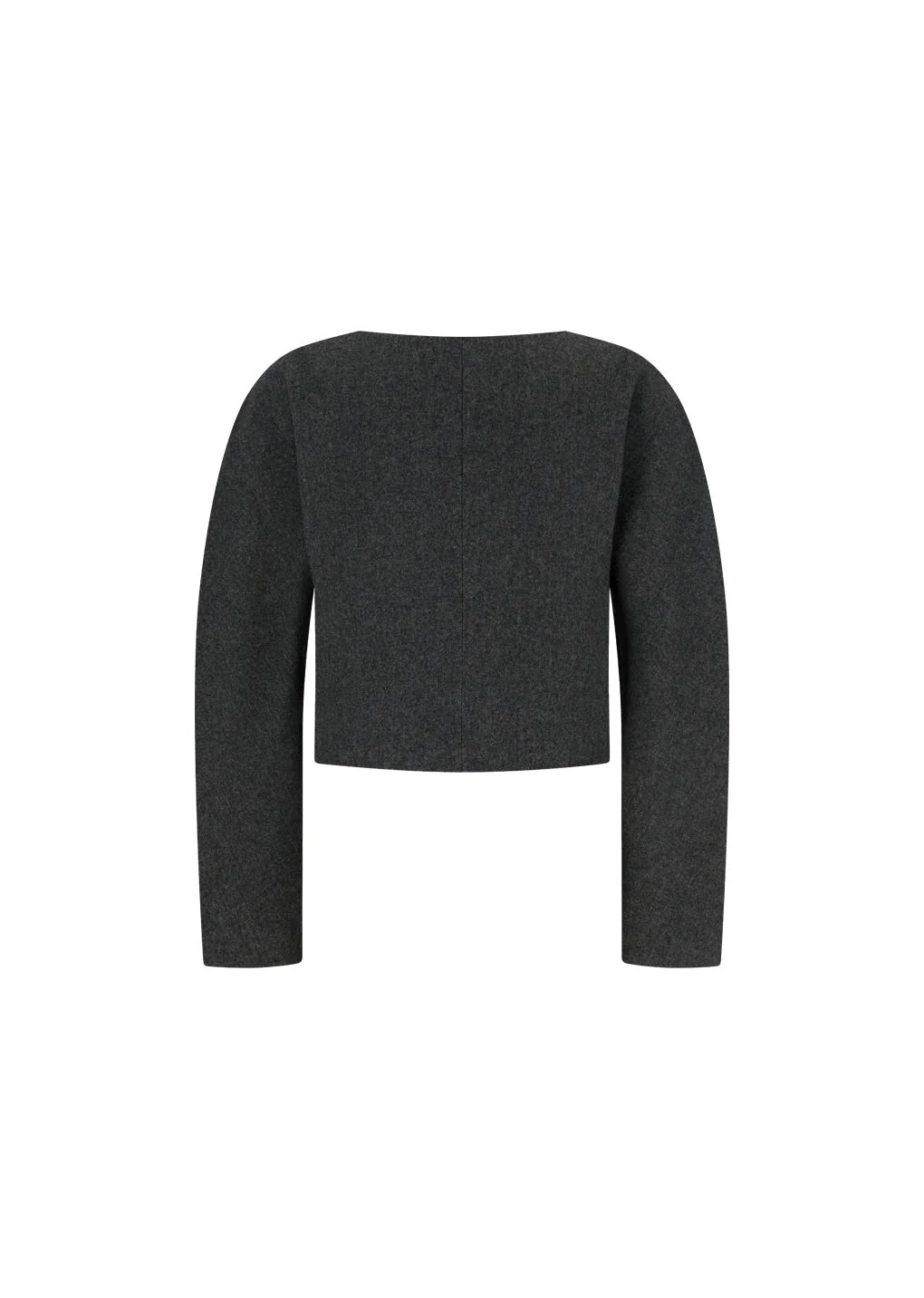 Rounded Shoulder Jacket Charcoal