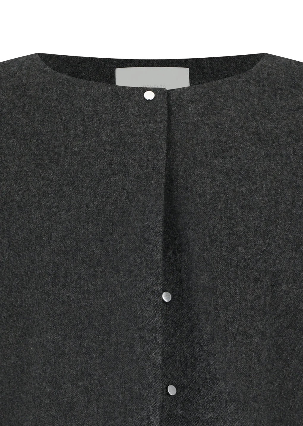 Rounded Shoulder Jacket Charcoal