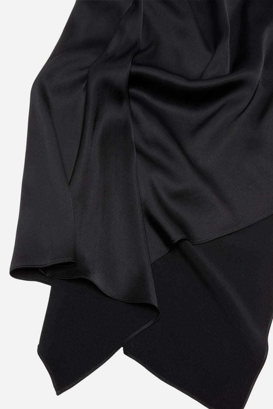 Satin Dress Black