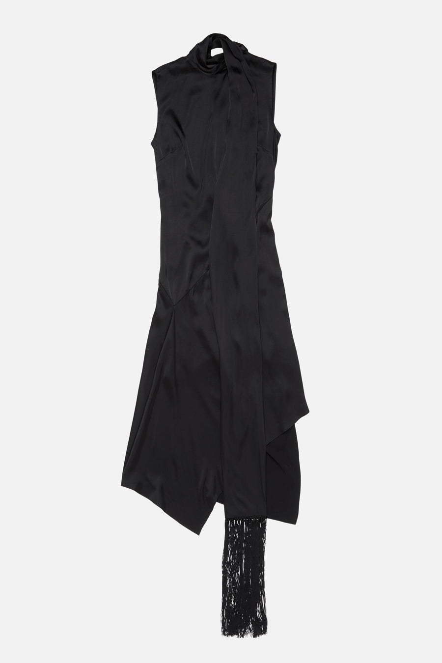 Satin Dress Black