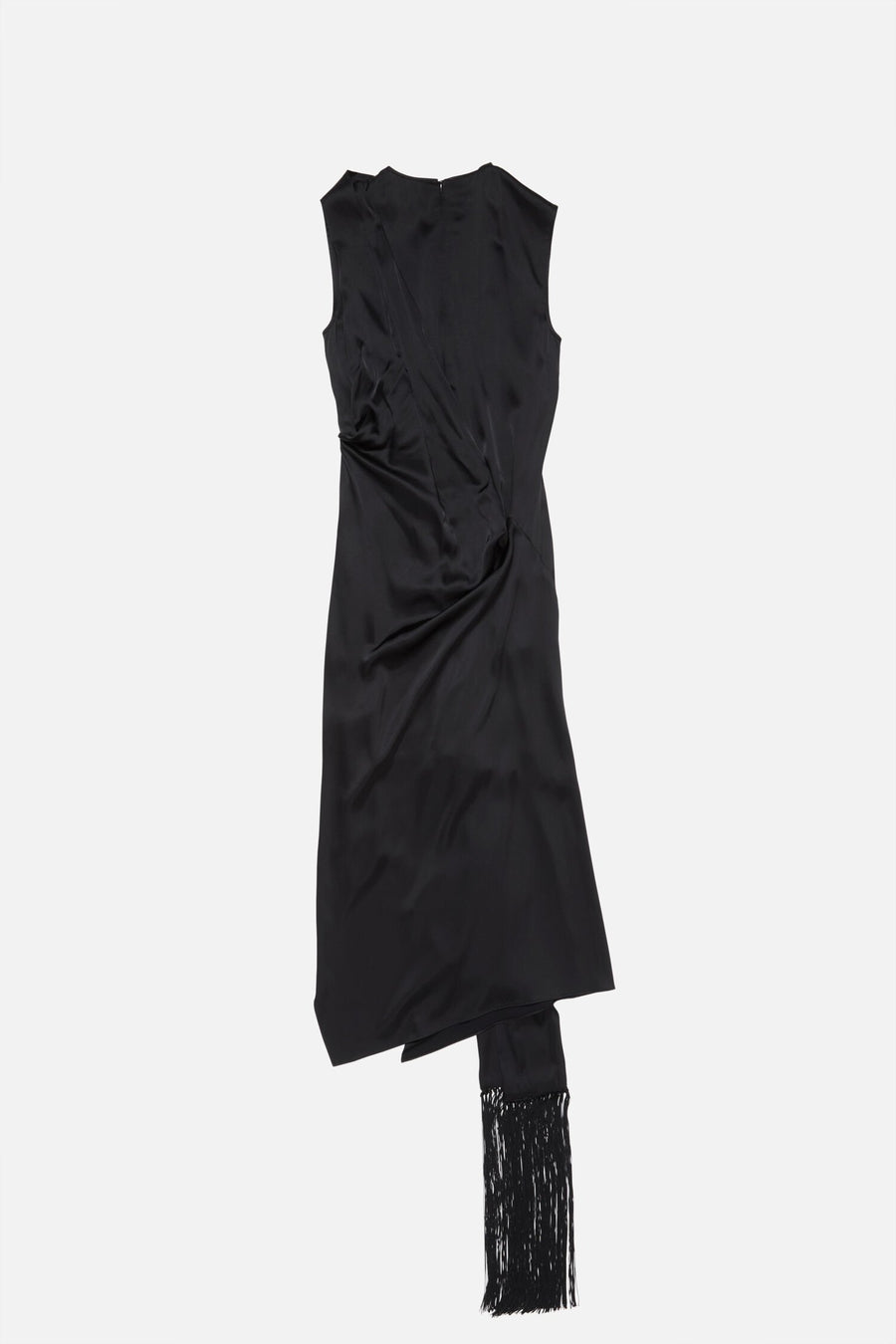 Satin Dress Black