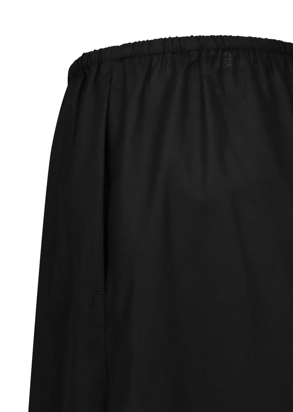 Sheer Layered Pants Black