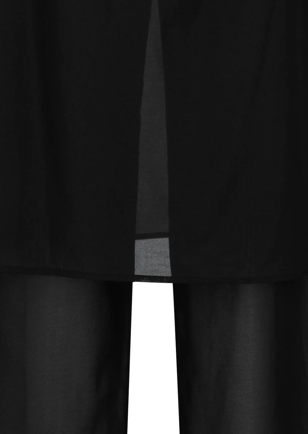 Sheer Layered Pants Black