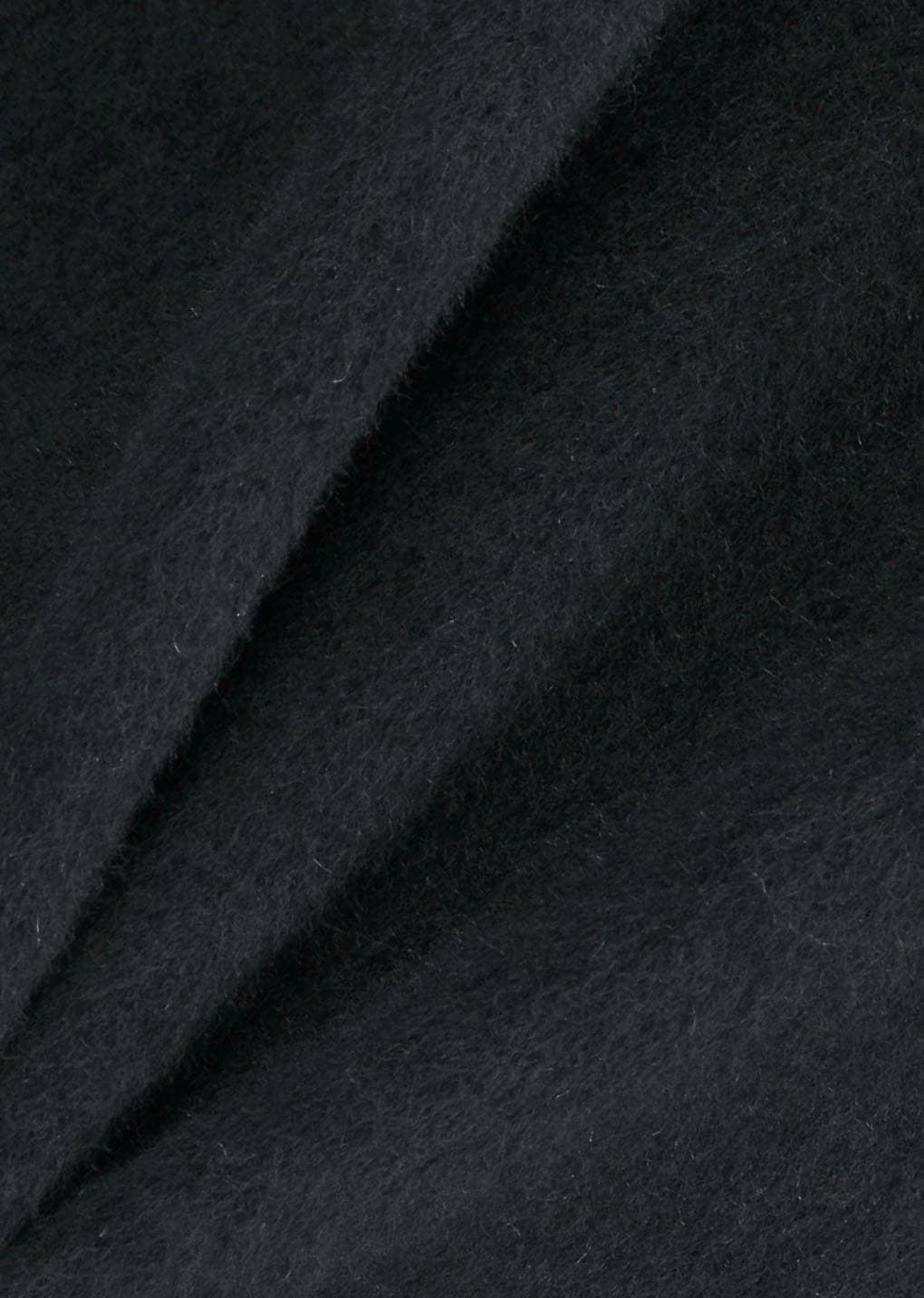 Single Breasted Maxi Long Coat Black