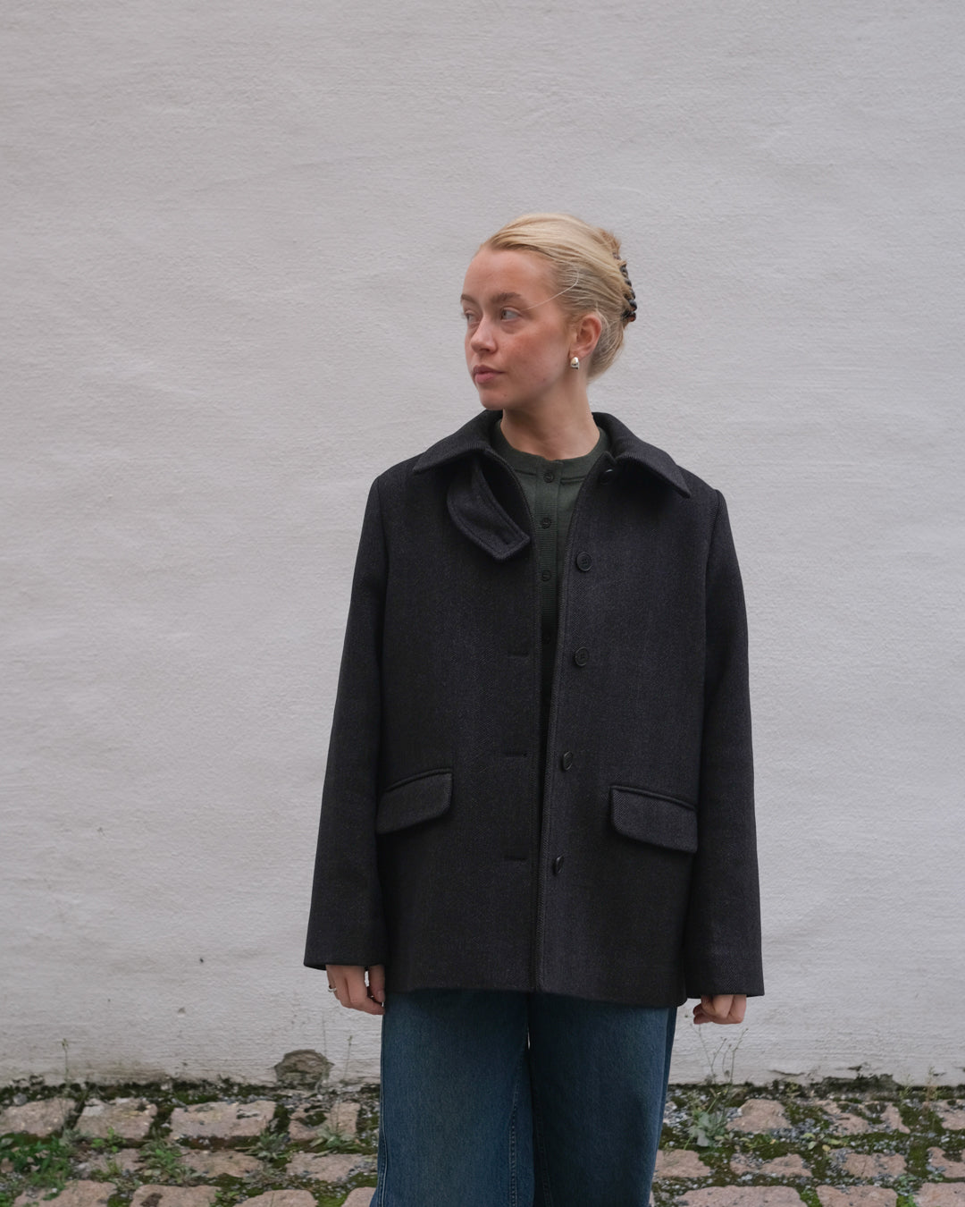 Alfred Jacket - Brown Herringbone