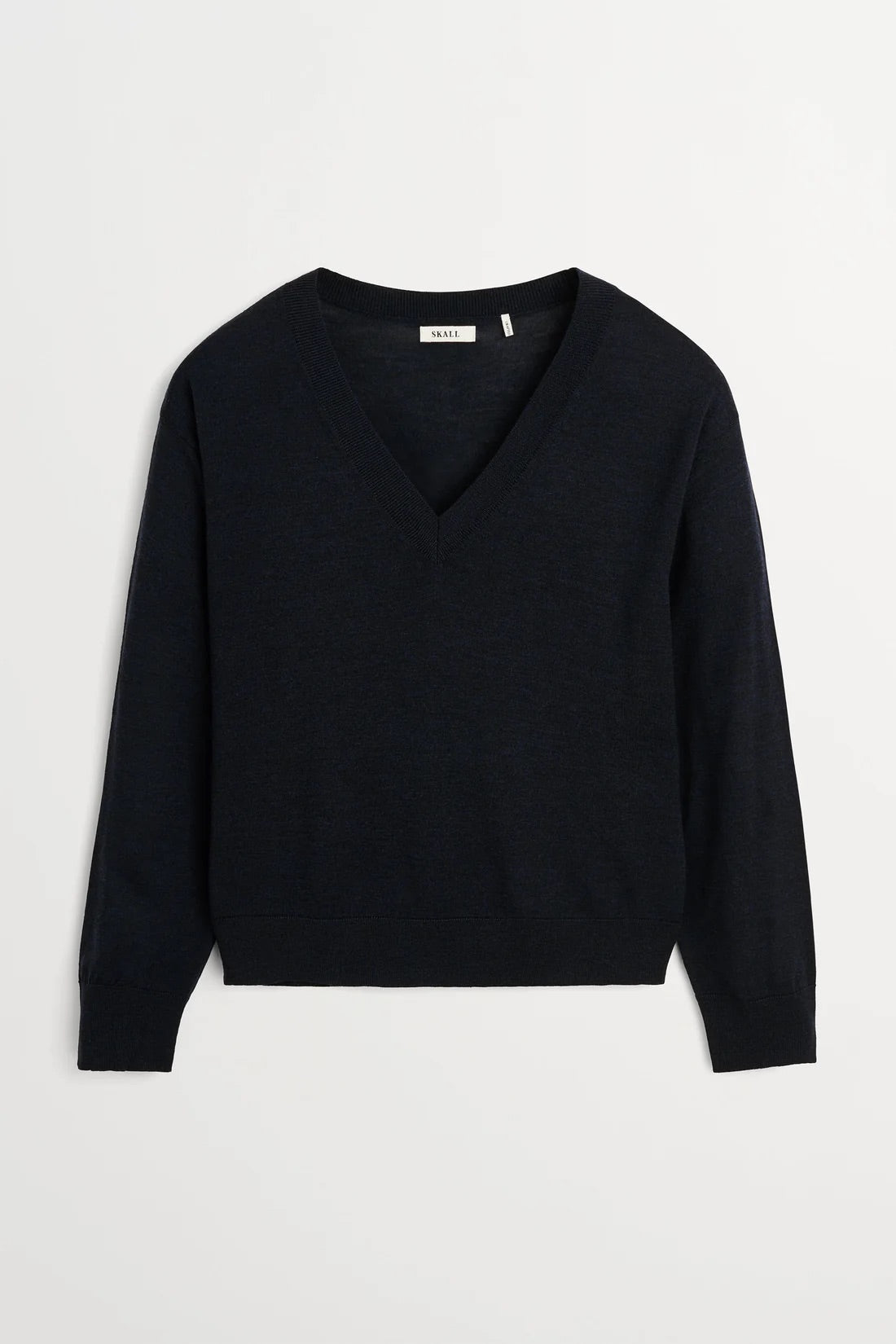 Amethyst V-Neck Jumper - Dark Navy