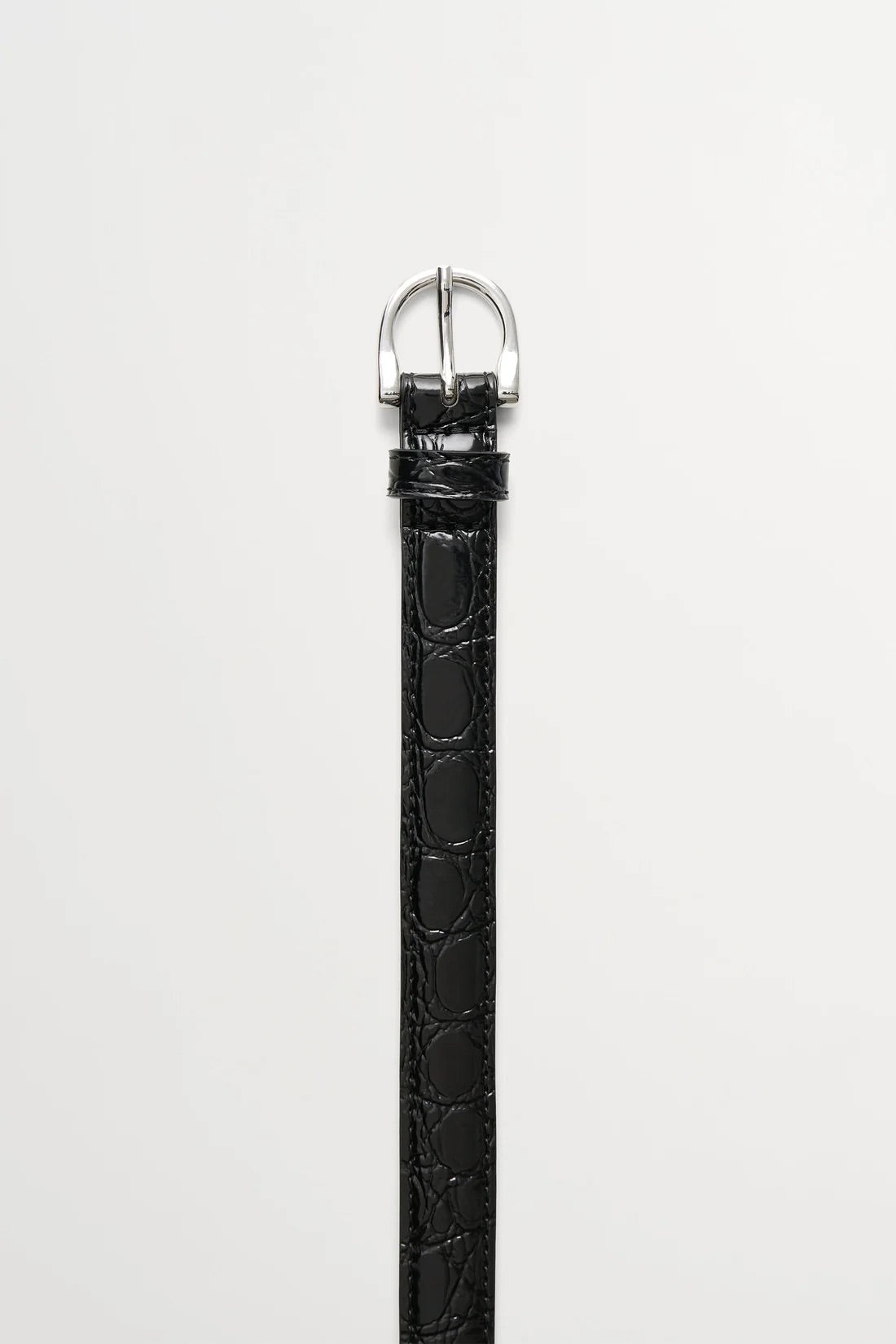 Classic Belt - Croco Black