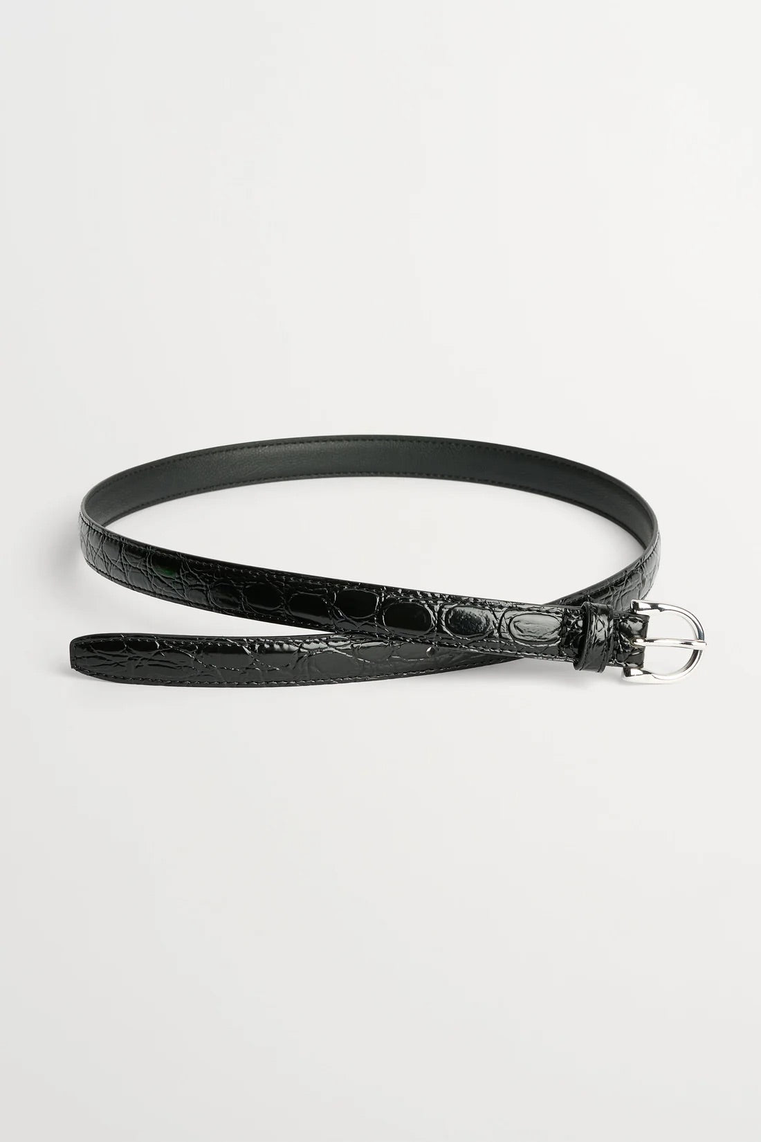 Classic Belt - Croco Black