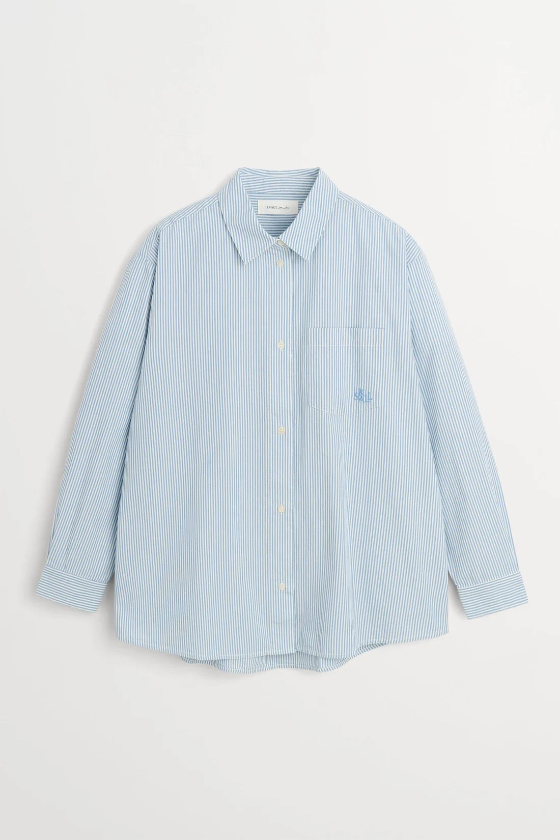 Edgar Shirt Oxford - Light Blue/White Stripe