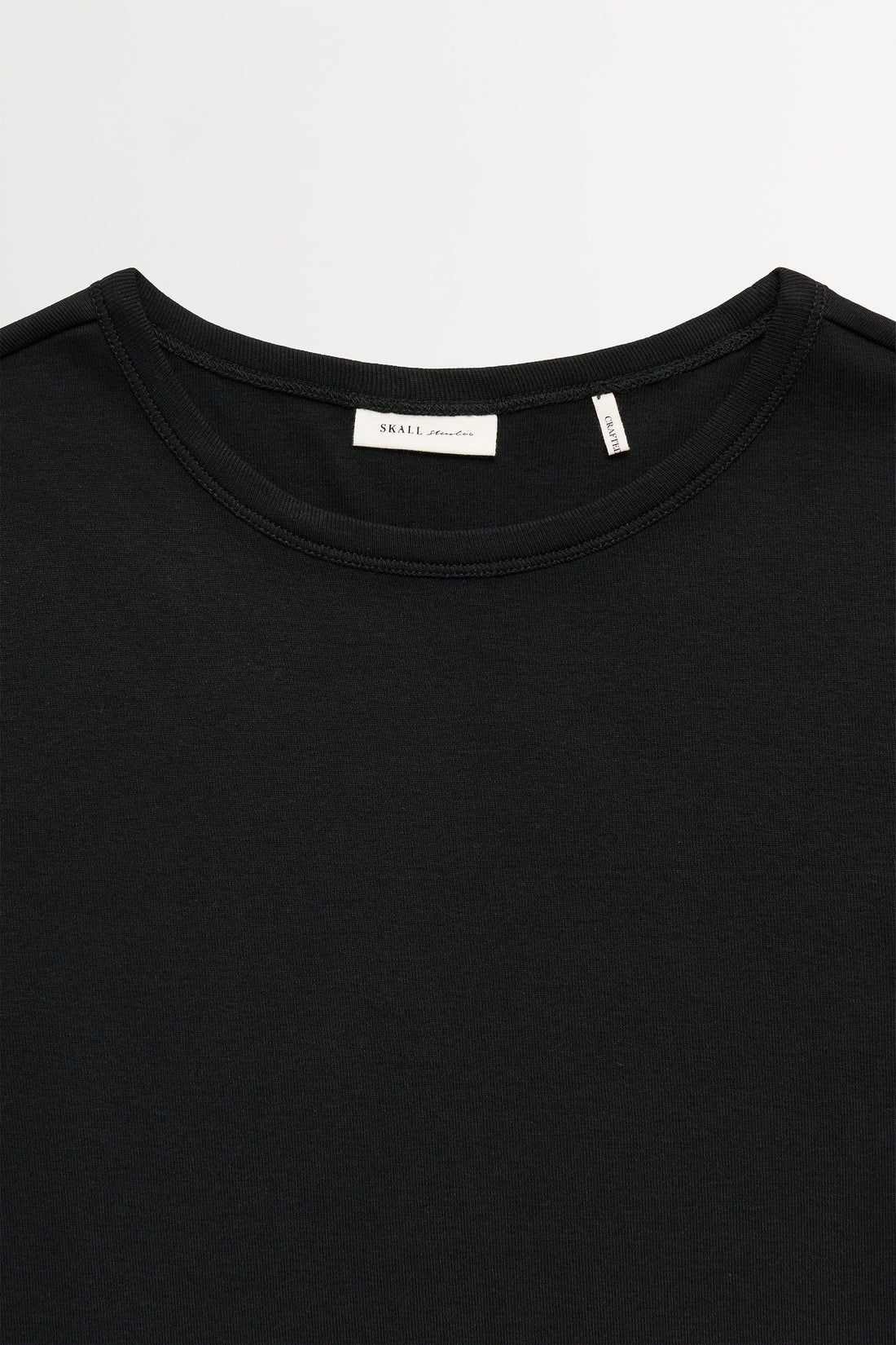 Seventies O-Neck Blouse - Black