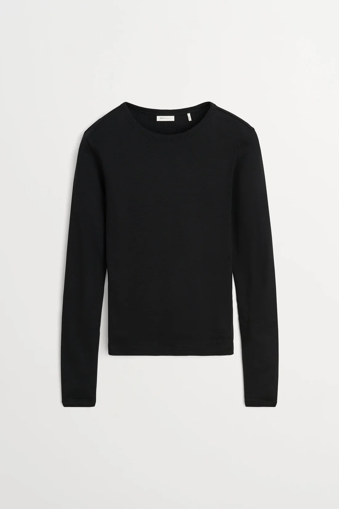 Seventies O-Neck Blouse - Black