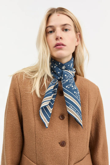 Skall Classic Scarf 90x90 Dark Navy