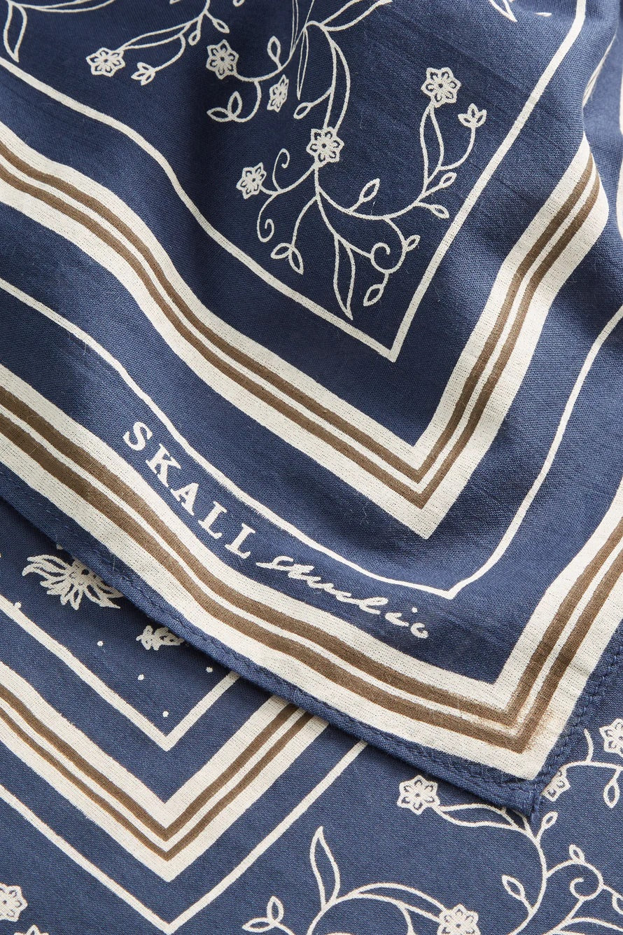 Skall Classic Scarf 90x90 Dark Navy