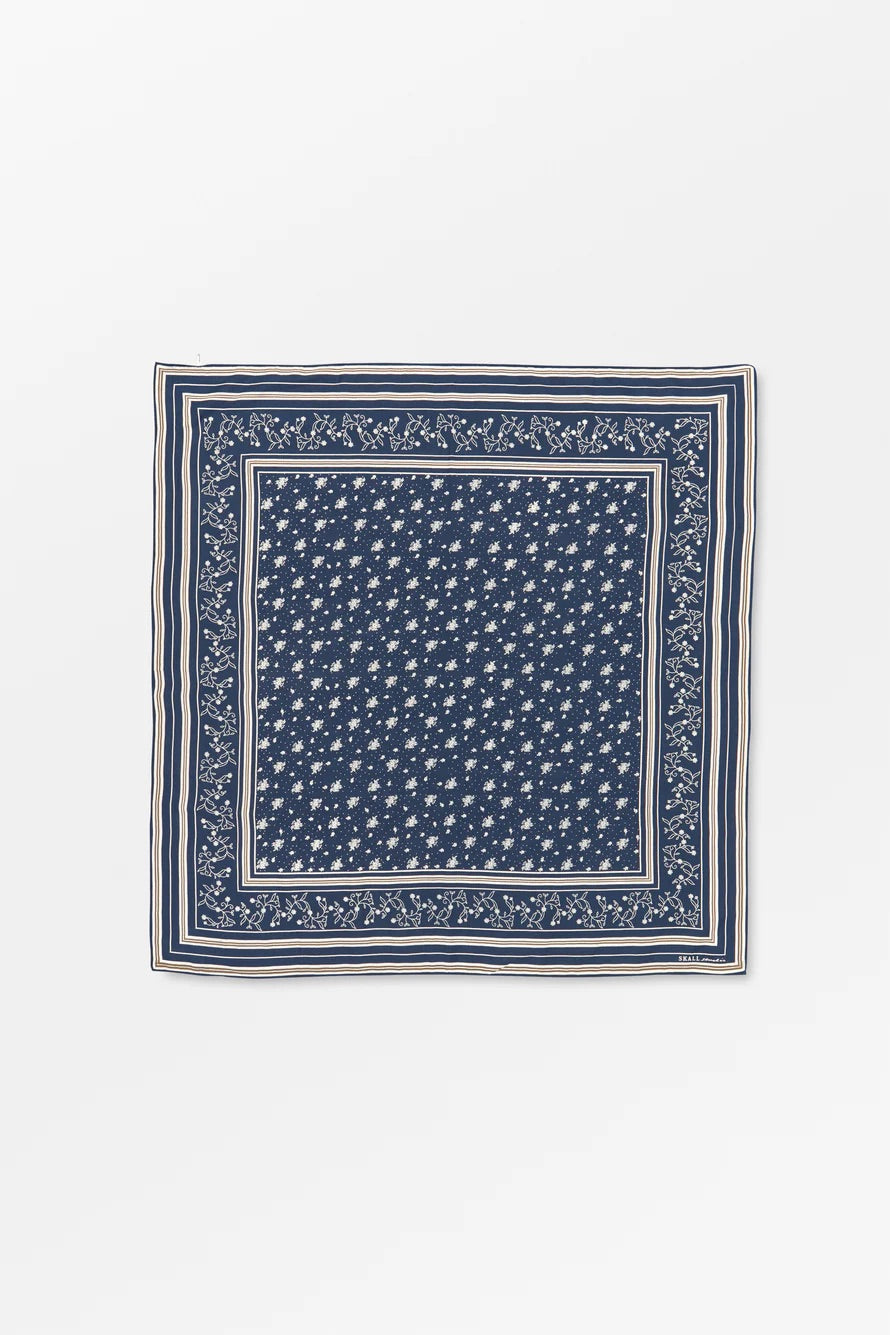 Skall Classic Scarf 90x90 Dark Navy