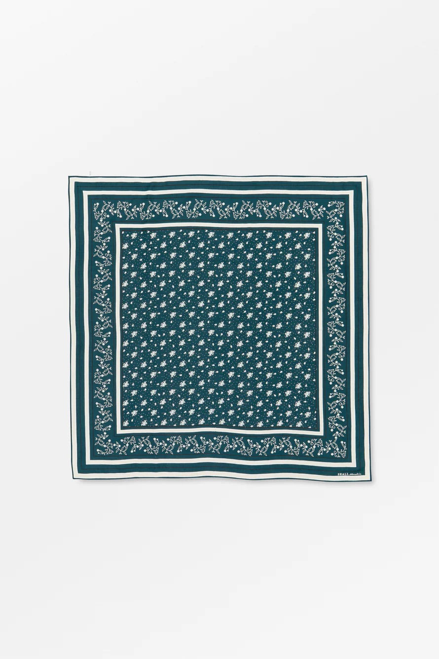 Skall Classic Scarf 90x90 Pine Green