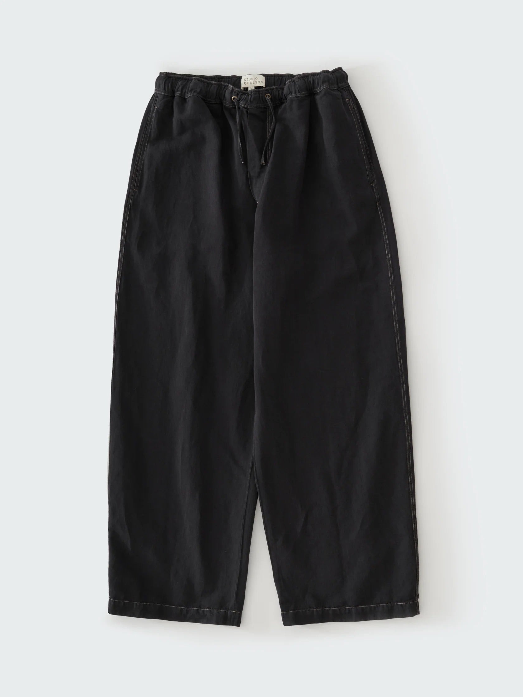 Sonny Drawstring Pant - Black Grape