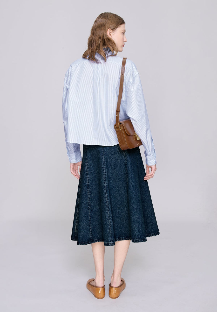 Sophia Button Down Shirt Blue