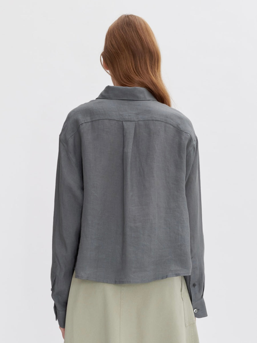 Sophie Logo Shirt Anthracite