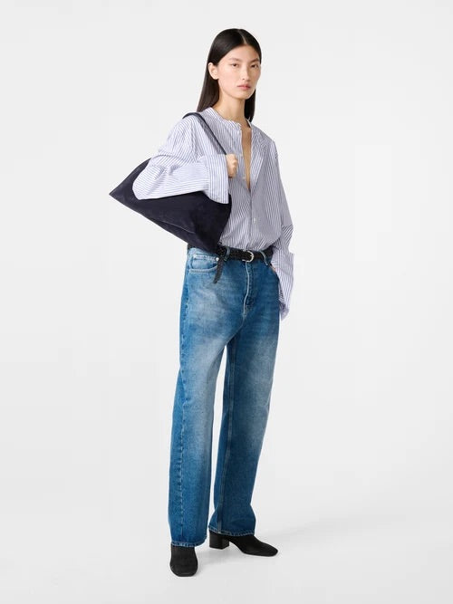 Denjo Straight Leg Denim Pant - Worn Wash Indigo